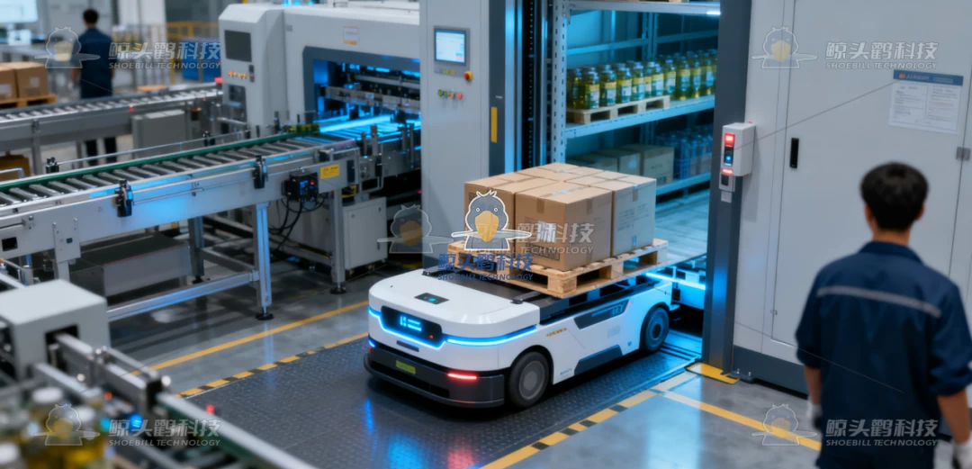 AGV Bersepadu dengan ASRS AGV Bersepadu dengan ASRS